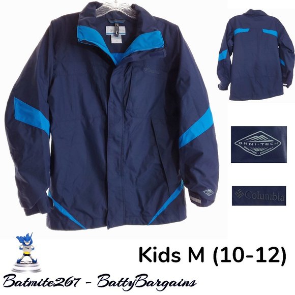 Columbia Interchange Boys Jacket M 10 12 Blue